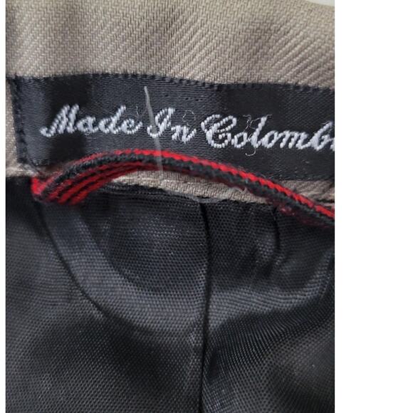 Pierre Cardin Fundamentals Blazer Mens 46L Beige Three Button 100% Wool Lined - Picture 7 of 9